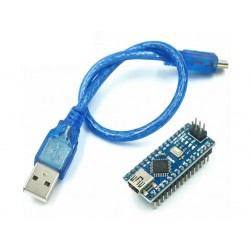 Arduino Nano V3.0 Atmega328P  Ch340 (Mini USB )Motor Driver Board