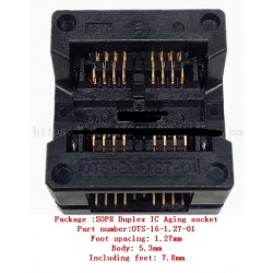 SOP8 Chip Test socket  OTS-16-1.27-01