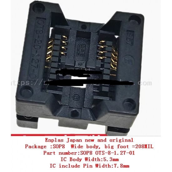 Enplas original SOP8/OTS-8-1.27-01 programming sockets only