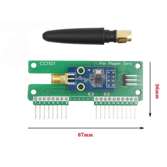 Flipper Zero CC1101 433MHz module