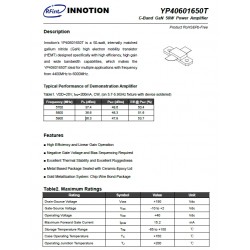 YP40601650T,C-Band GaN 50W Power Amplifier