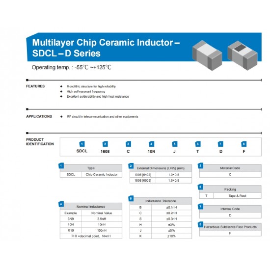 SDCL1608CR18JTDF  