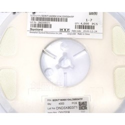 SDNT1608X104J3950HTF, NTC thermistor 100K 5% 0603 3950