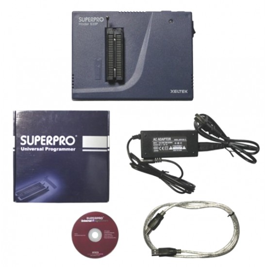 Superpro 610P Universal Programmer+Full 16pcs of Adapters ,Original Xeltek  