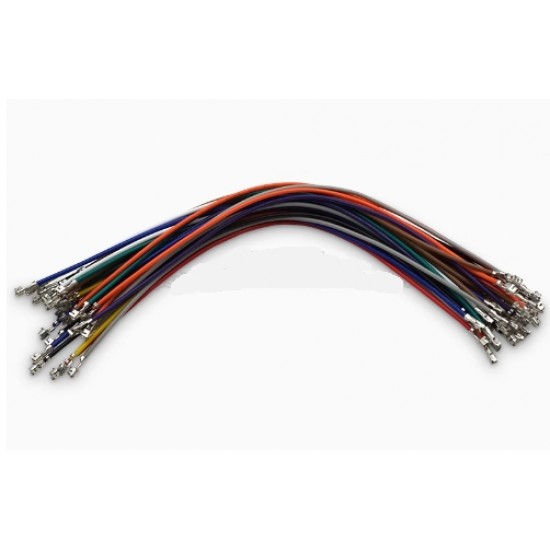 XH2.54 terminal wire，double ends,24AWG,1m length,24AWG cable( 100Pcs) 